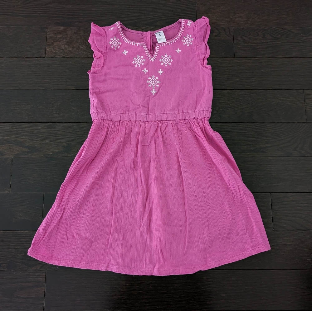 sz:5 Carter's girls magenta floral summer dress